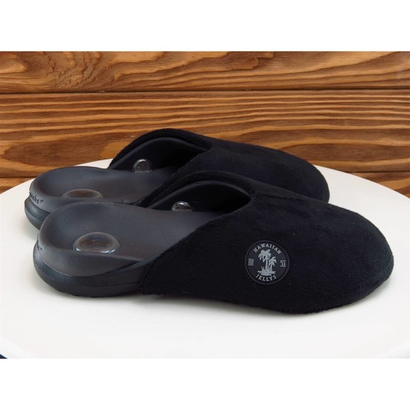 Hawaiian Jelly Size 6 M Women Sandal Flip Flop Black Synthetic - Picture 5 of 10